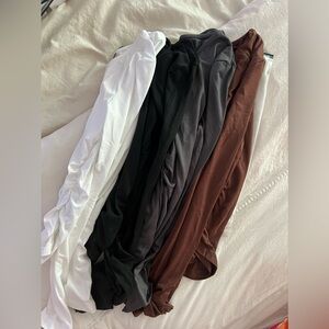 4 long sleeve cropped shirts
